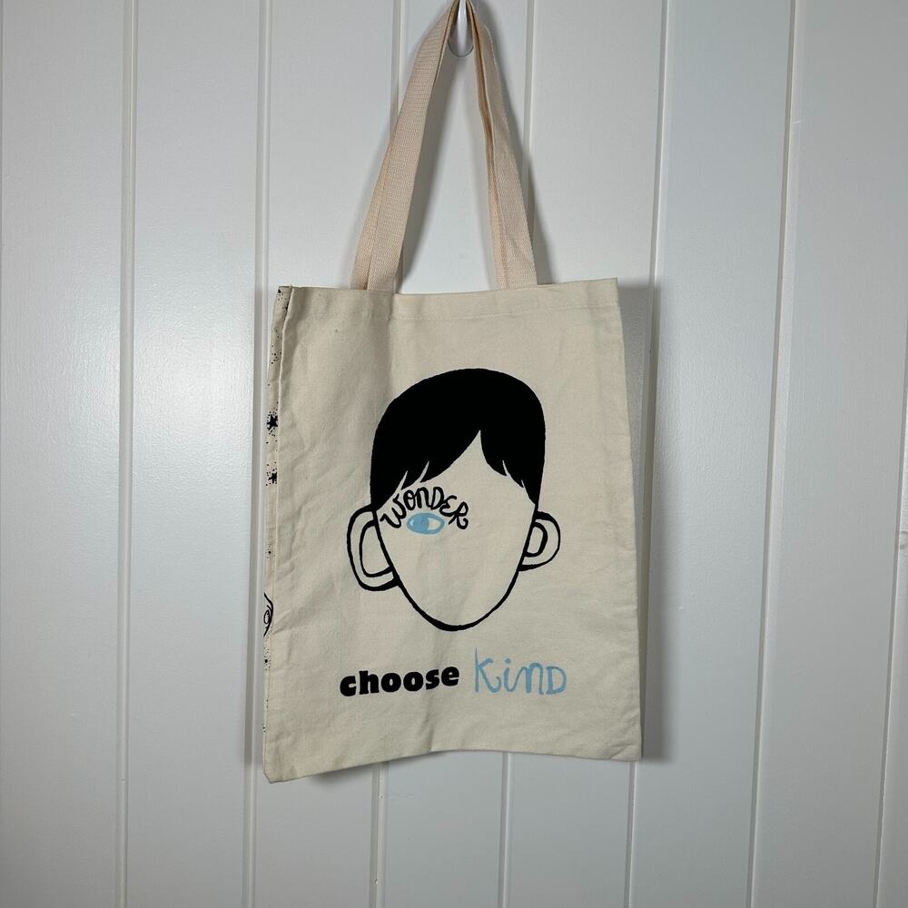 Tote Bag Wonder , Choose Kind ‎ 17" X 14"  Out Of Print Eye, Canvas Shopping bag